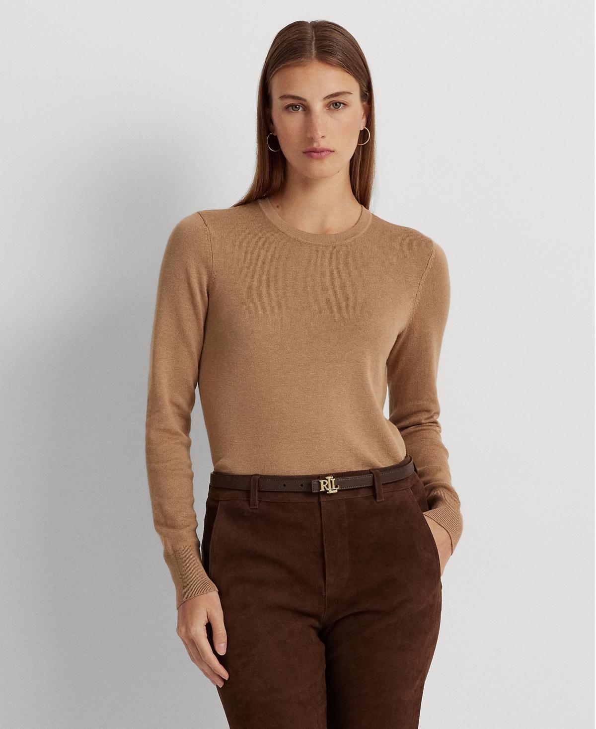 Lauren Ralph Lauren Womens Cotton-Blend Sweater Product Image