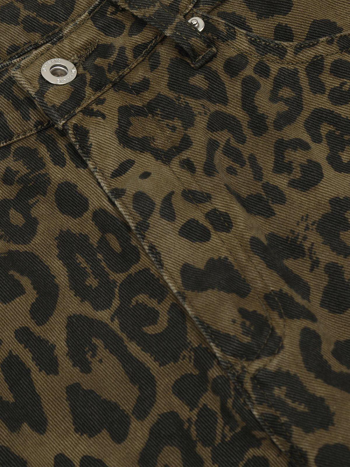 Aelfric Eden Leopard Print Jorts Product Image