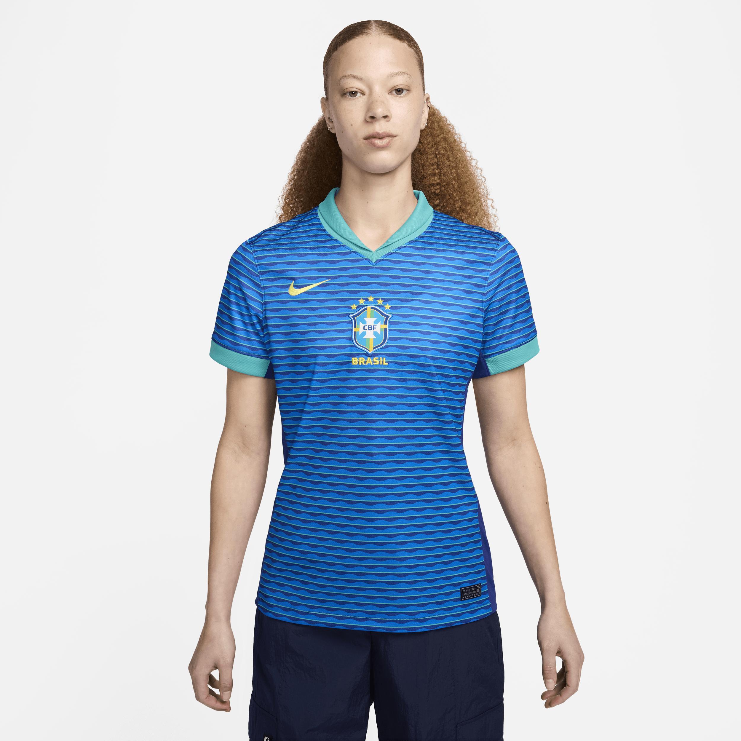 Brazil 2024 Stadium Away Nike Womens Dri-FIT Soccer Replica Jersey Product Image