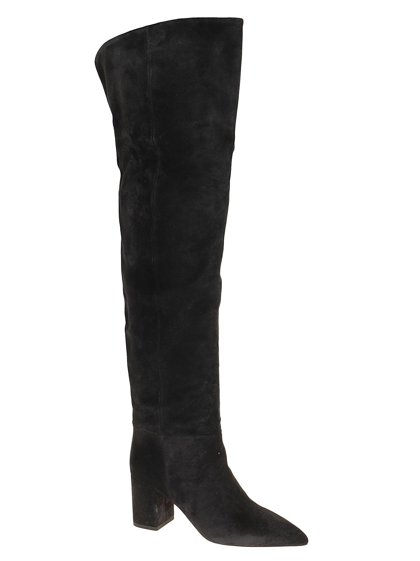 PARIS TEXAS Anja Over The Knee Boot 70 In Black Product Image