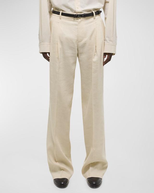 Mens Double-Pleated Pants Product Image