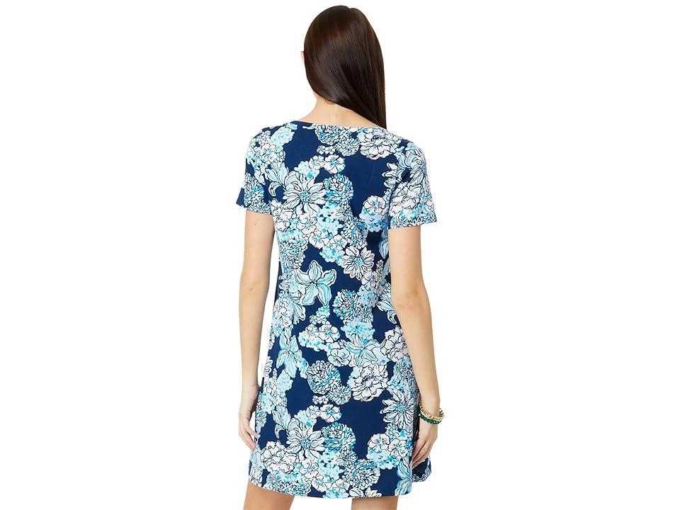 Lilly Pulitzer Cody Short Sleeve Dress (Low Tide Bouquet All Day) Women's Dress Product Image