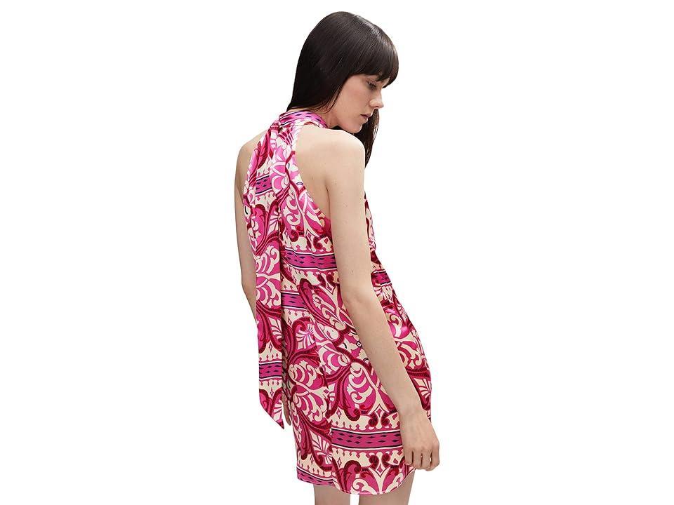 MANGO Pinkie Dress (Fuchsia) Women's Clothing Product Image