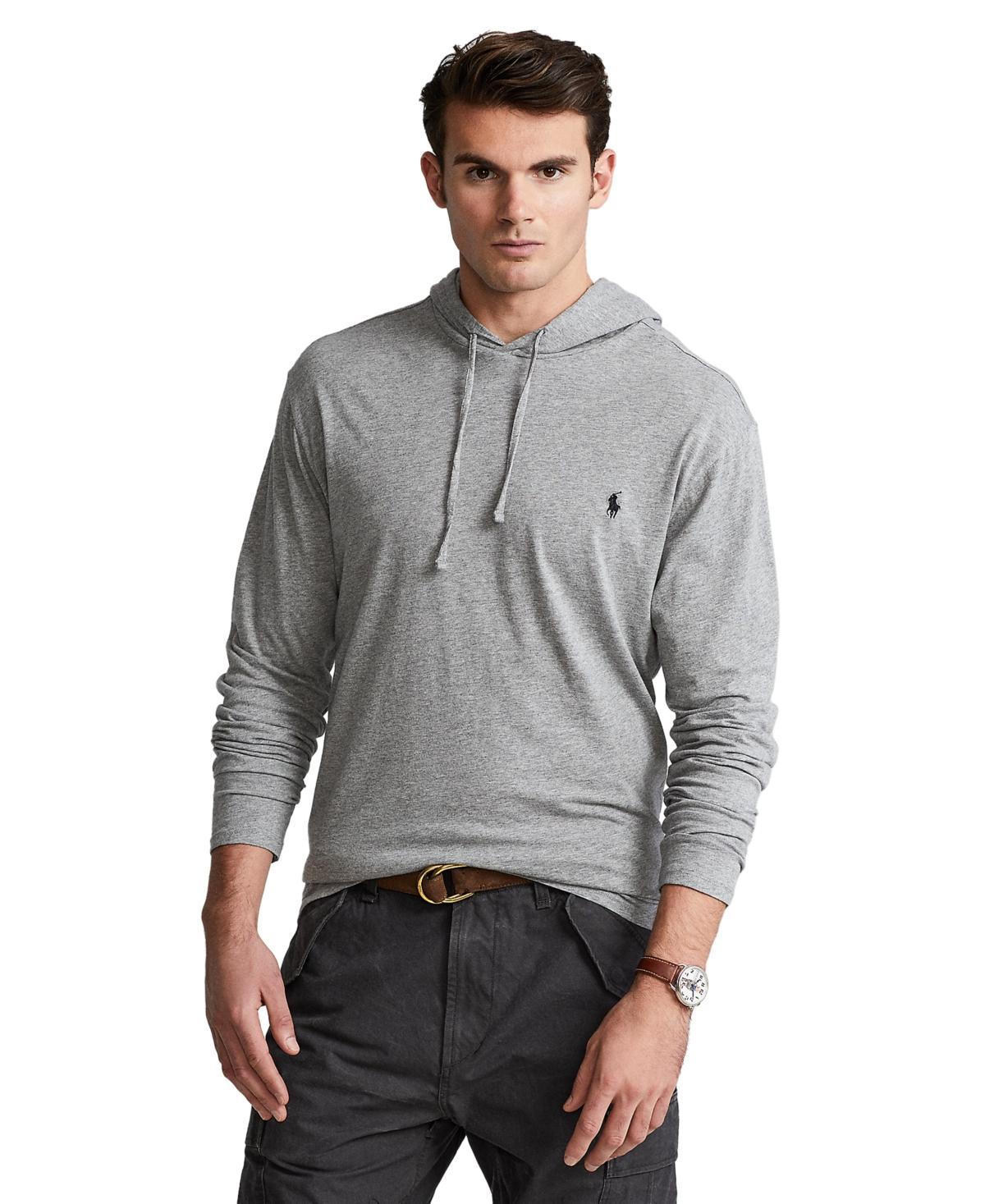 Big & Tall Polo Ralph Lauren Jersey Hooded Long-Sleeve T-Shirt Product Image