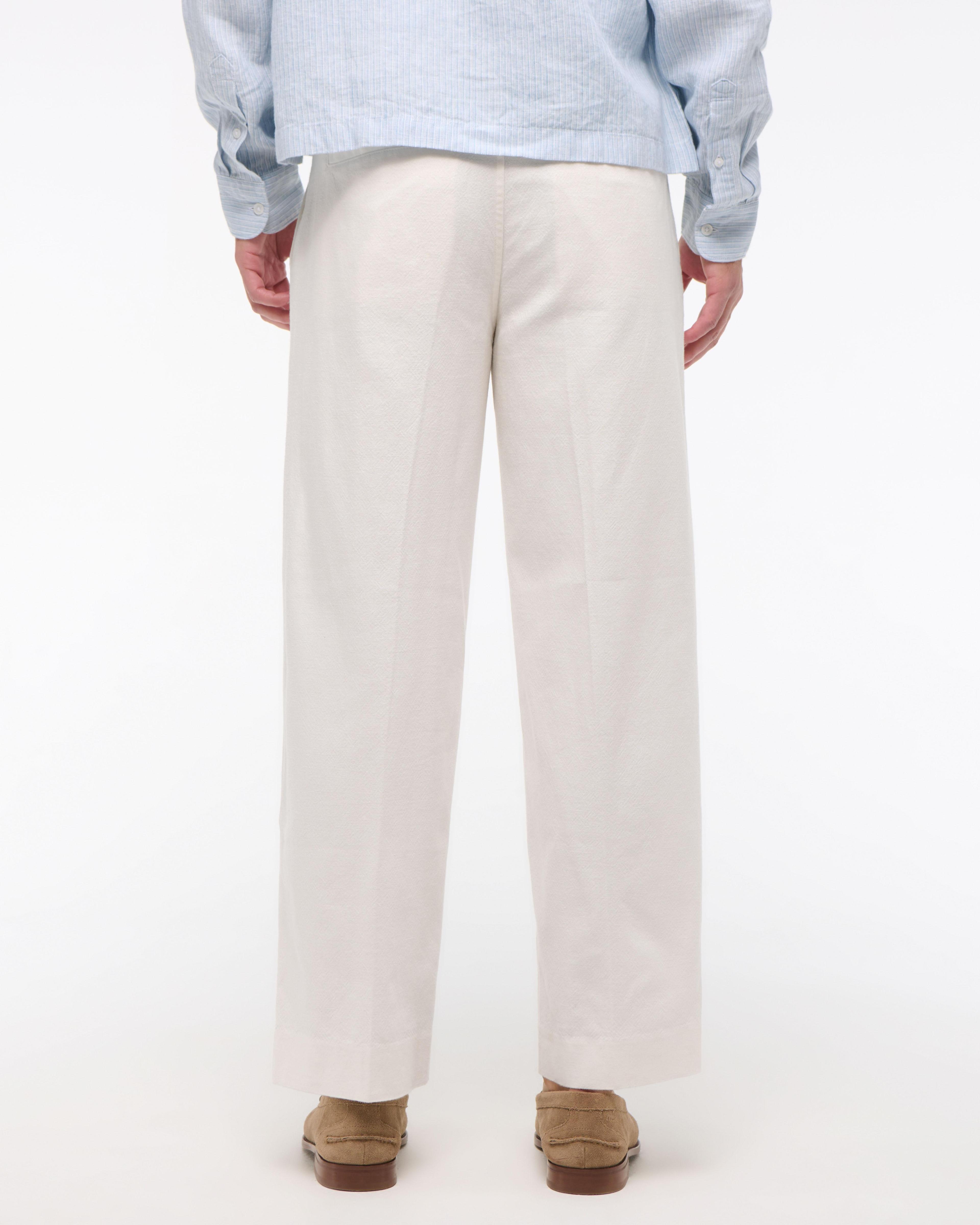 Baggy Tailored Linen-Blend Trouser Product Image