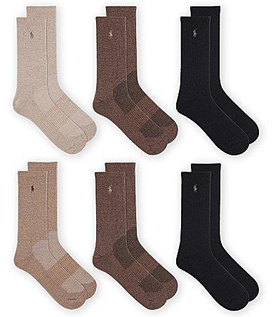 Polo Ralph Lauren Assorted 6-Pack Crew Socks Product Image