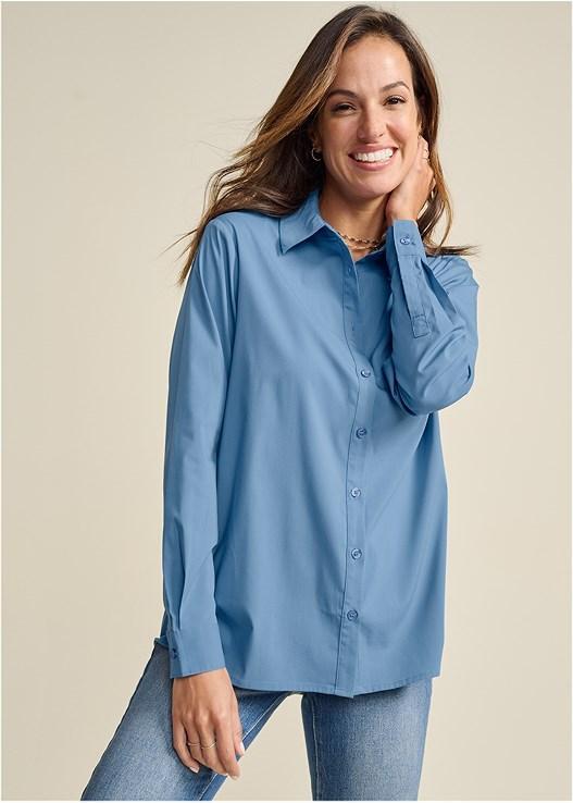 Soft Button-Down Shirt Product Image