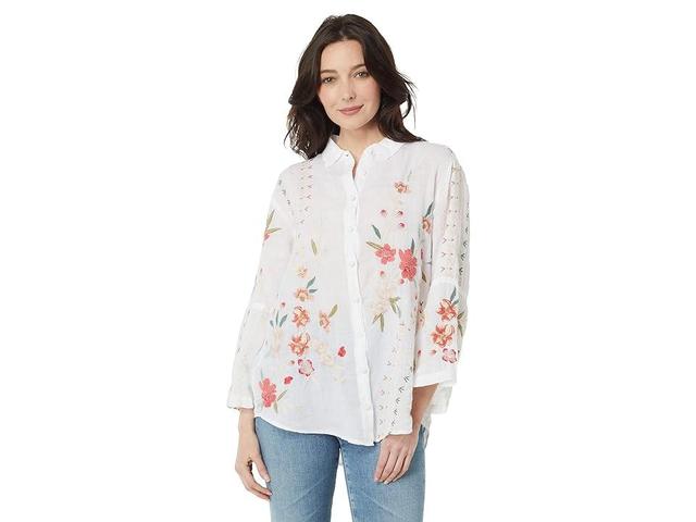 Johnny Was Cherri Kimono Sleeve Shirt Women's Clothing Product Image