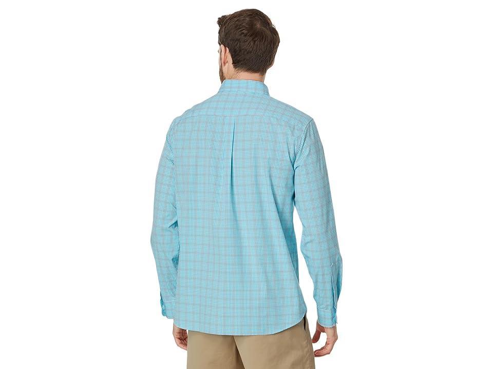 Vineyard Vines Check Stretch Poplin (Mist Plaid) Men's Jacket Product Image