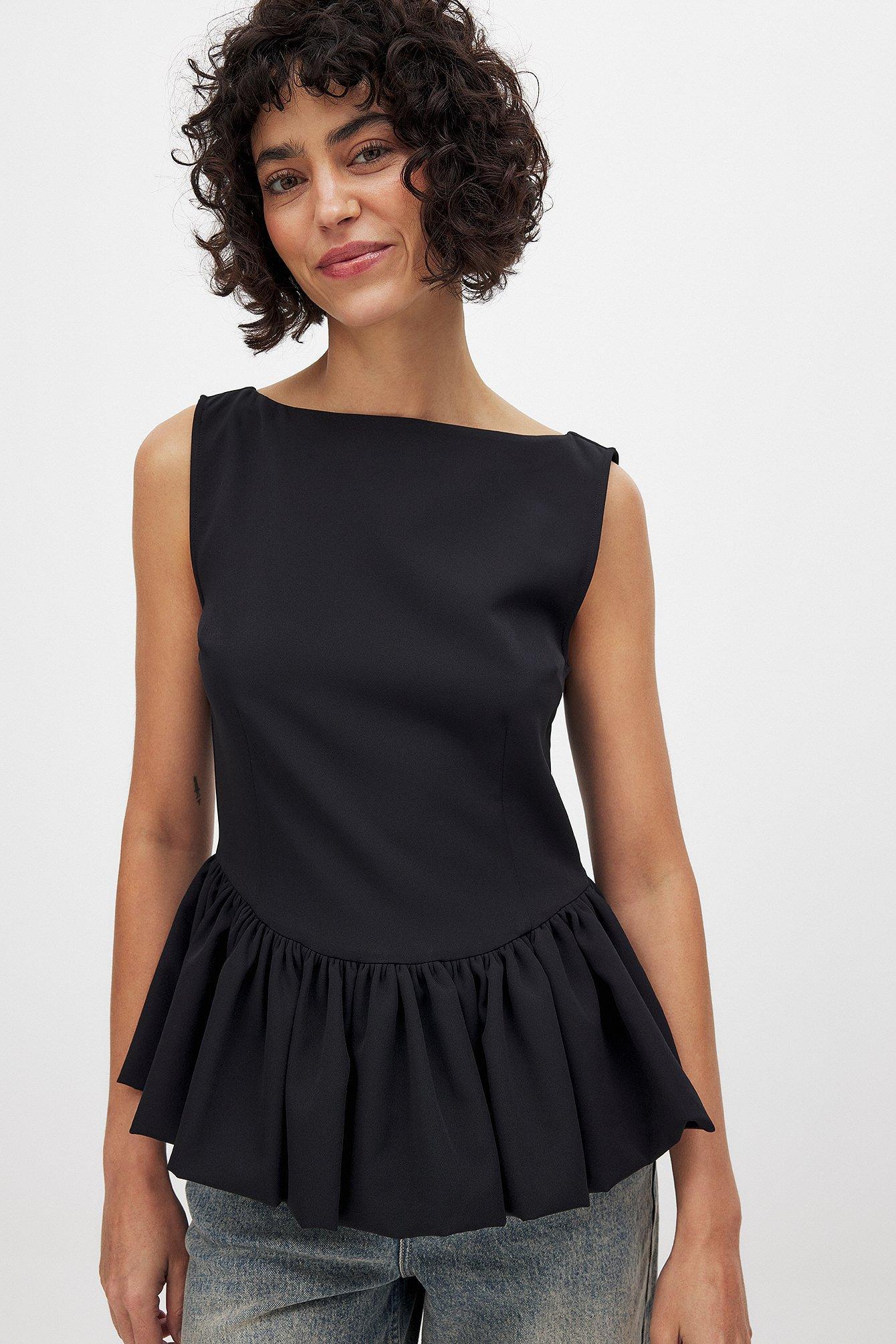 Sleeveless Peplum Top product image