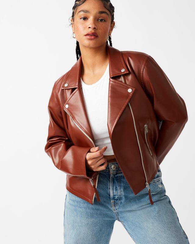 VINKA JACKET COGNAC Female Product Image