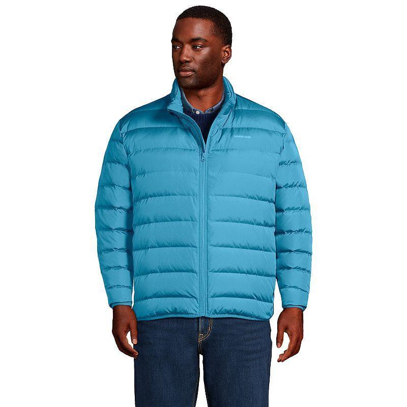 Big & Tall Lands End Big Down Puffer Winter Coat, Mens Product Image