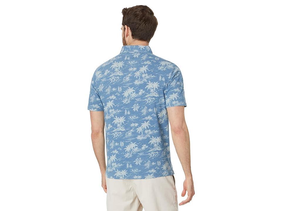 johnnie-O Mirage (Indigo) Men's Short Sleeve Knit Product Image