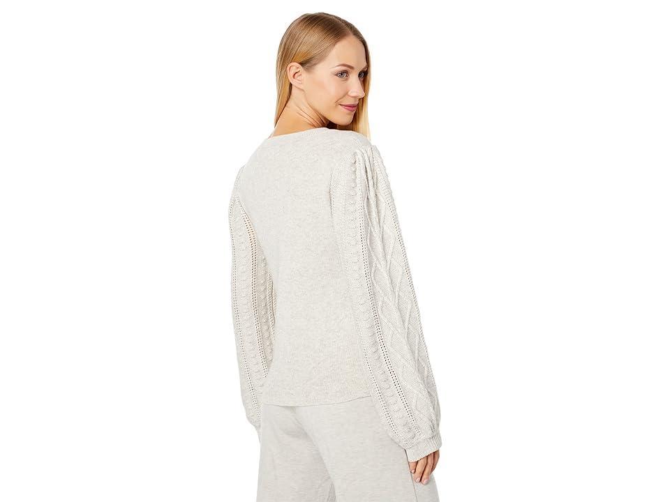 Splendid Cupid Sweater (Oat Heather) Women's Clothing Product Image