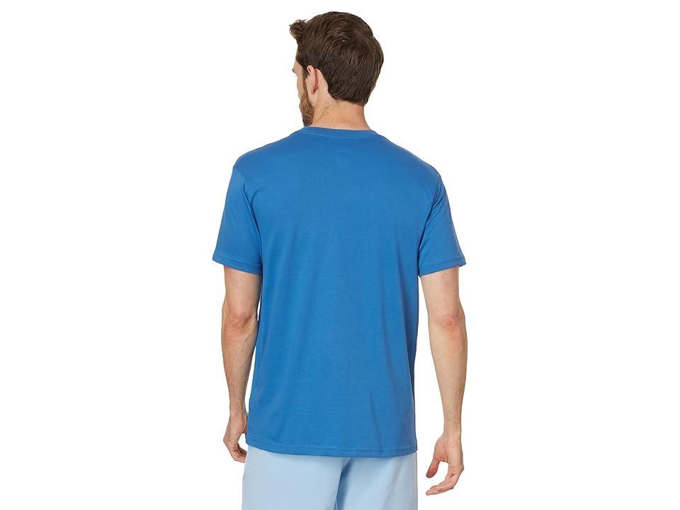 Quiksilver Comp Logo Mt0 Screen Tee (Star Sapphire) Men's T Shirt Product Image