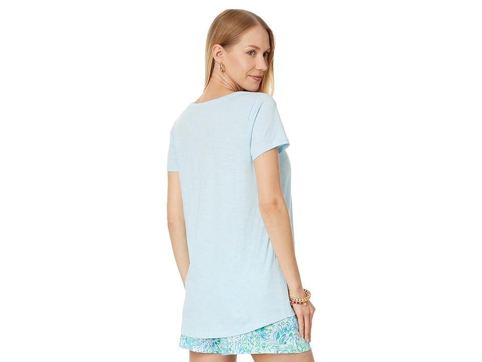 Lilly Pulitzer Etta Scoop Neck (Hydra ) Women's Clothing Product Image