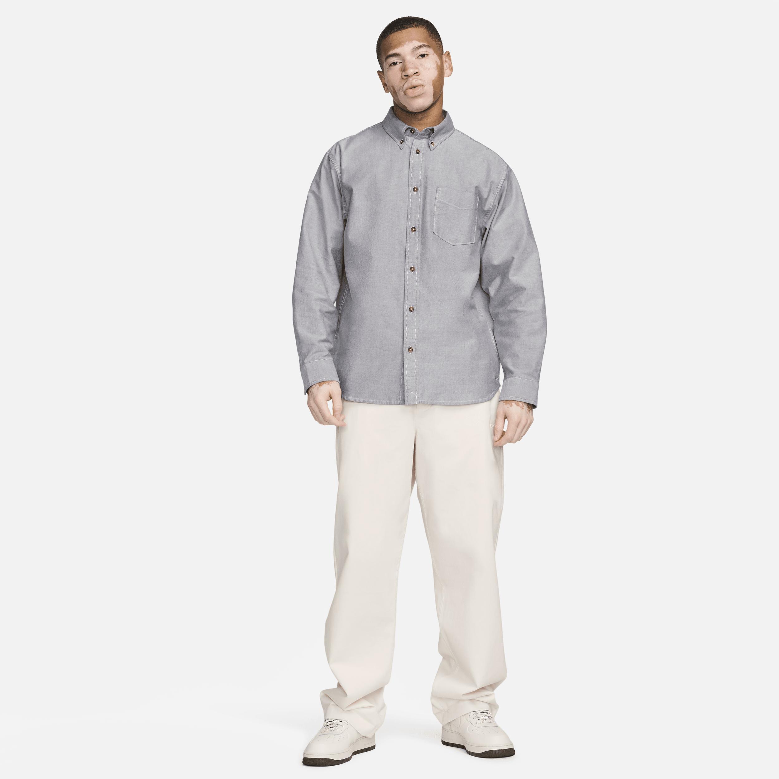 Nike Life Men's Long-Sleeve Oxford Button-Down Shirt Product Image