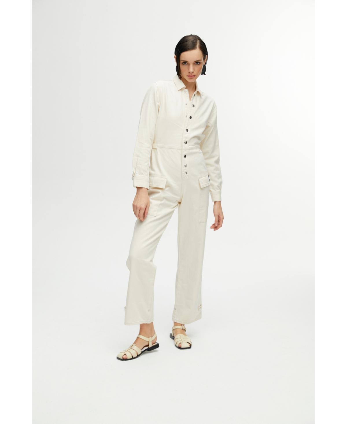 Womens Gabardine Jumpsuit Product Image