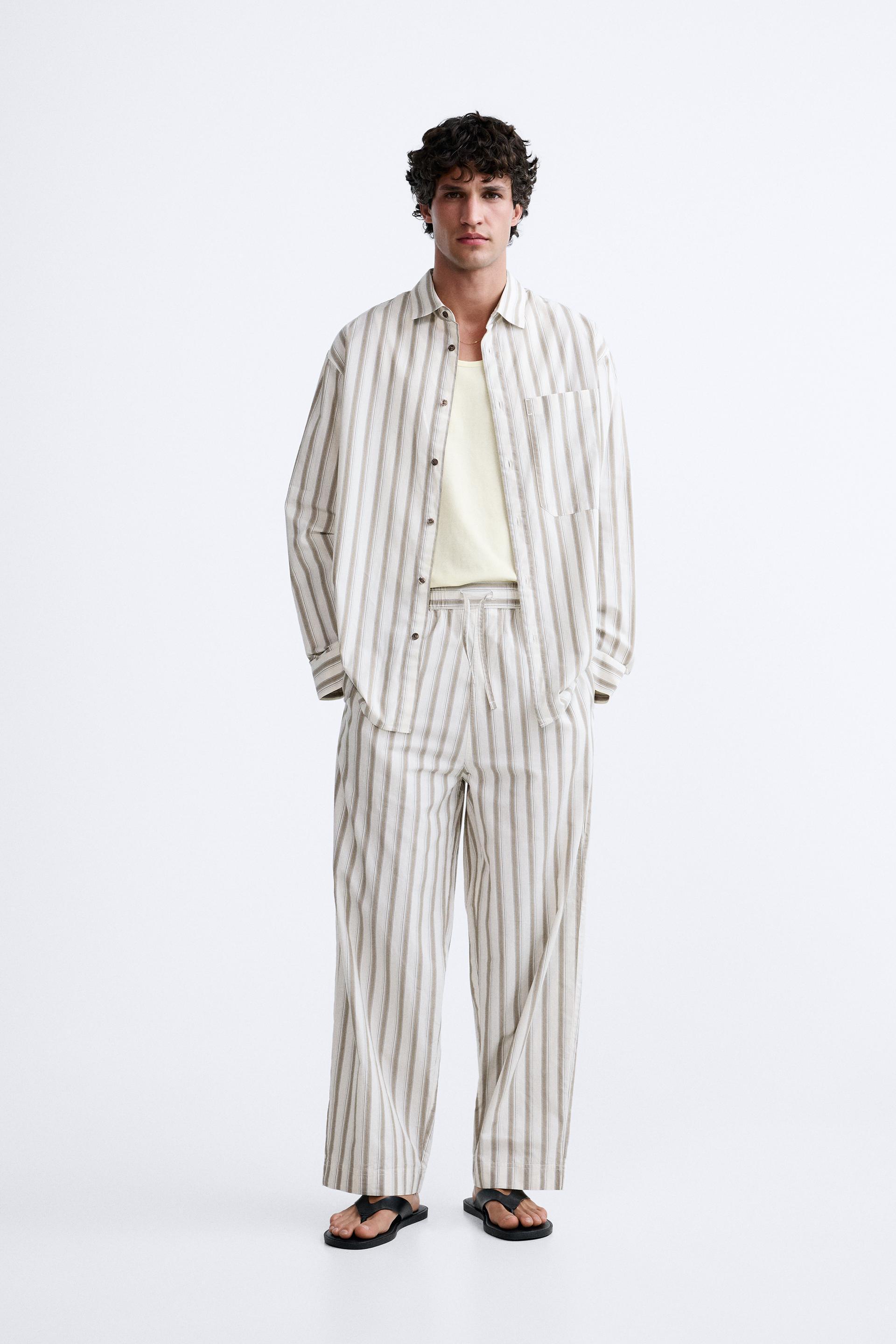 STRIPED RELAXED SHIRT Product Image