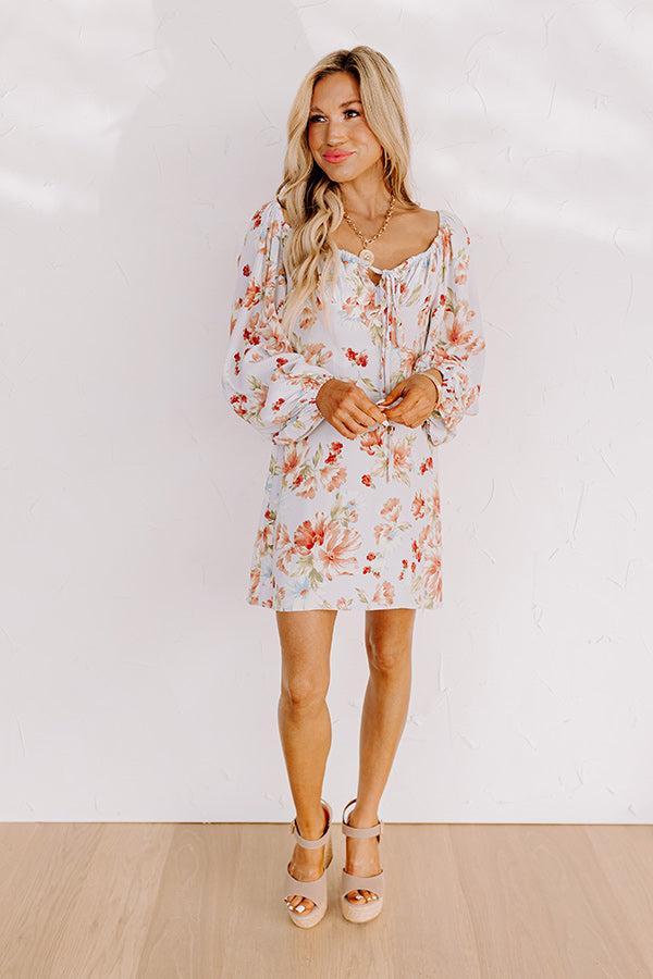 Slowly Falling For You Floral Dress Product Image