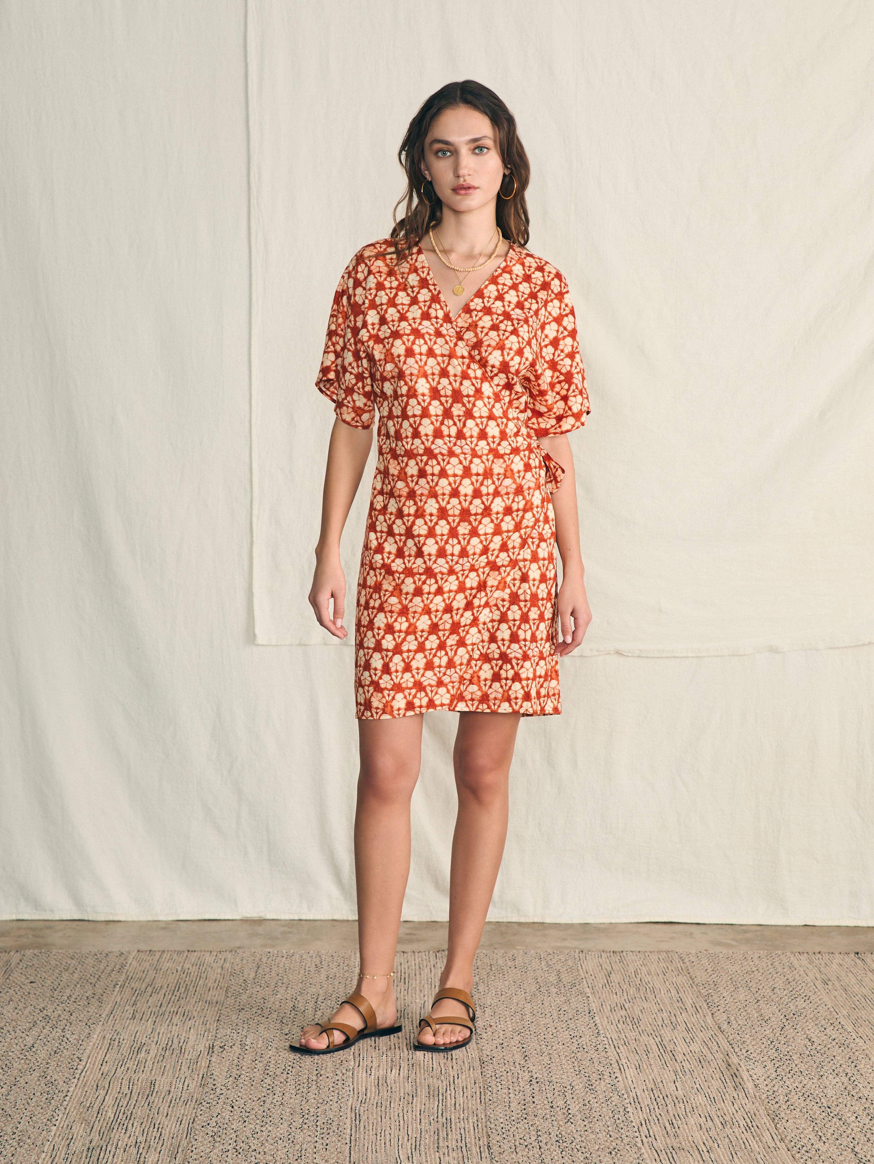 Willow Dress - Spiced Shibori Print Female Product Image