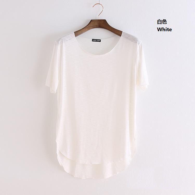 Long-Sleeve Round Neck T-Shirt Product Image