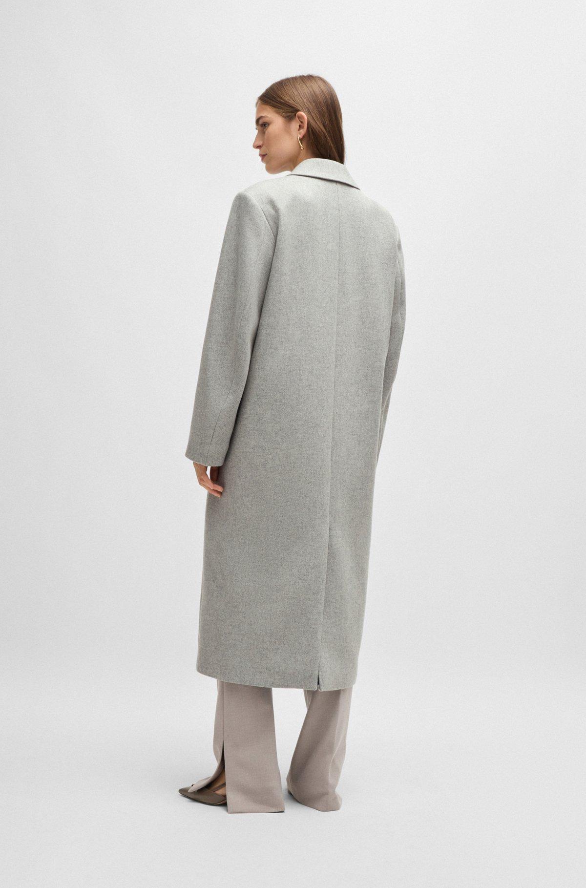 Oversize-fit coat in wool with cashmere Product Image