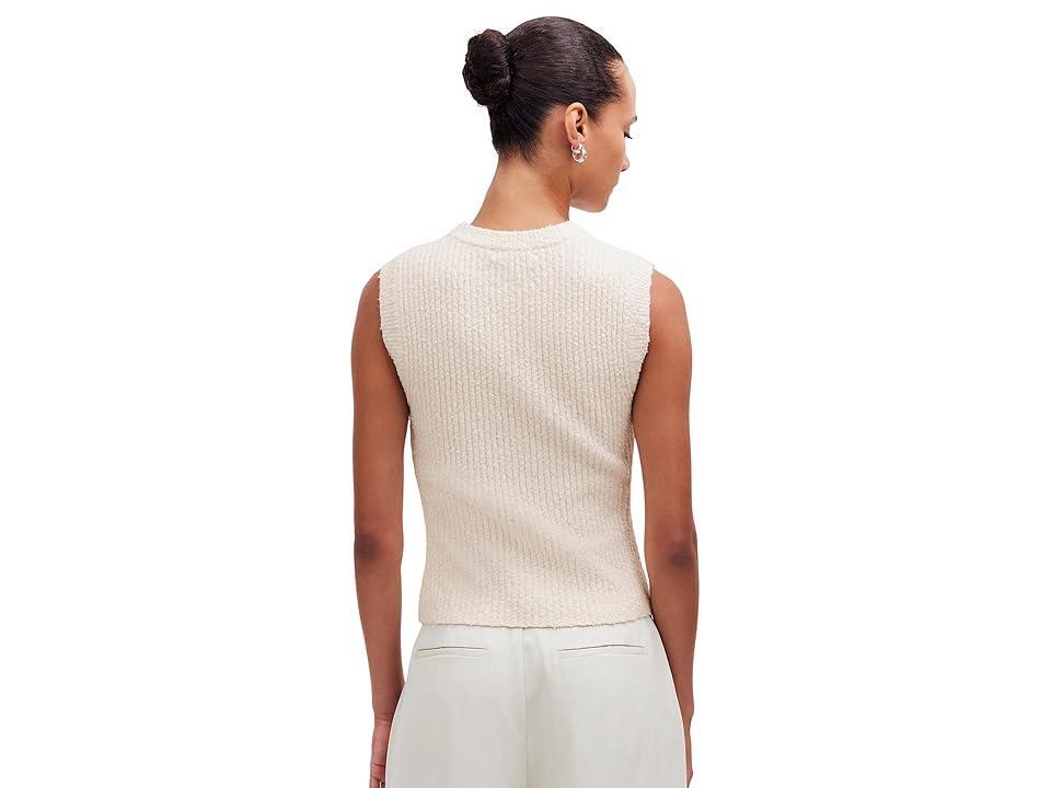 Madewell Seneca Cotton Boucle Tank (Antique Cream) Women's Sweater Product Image