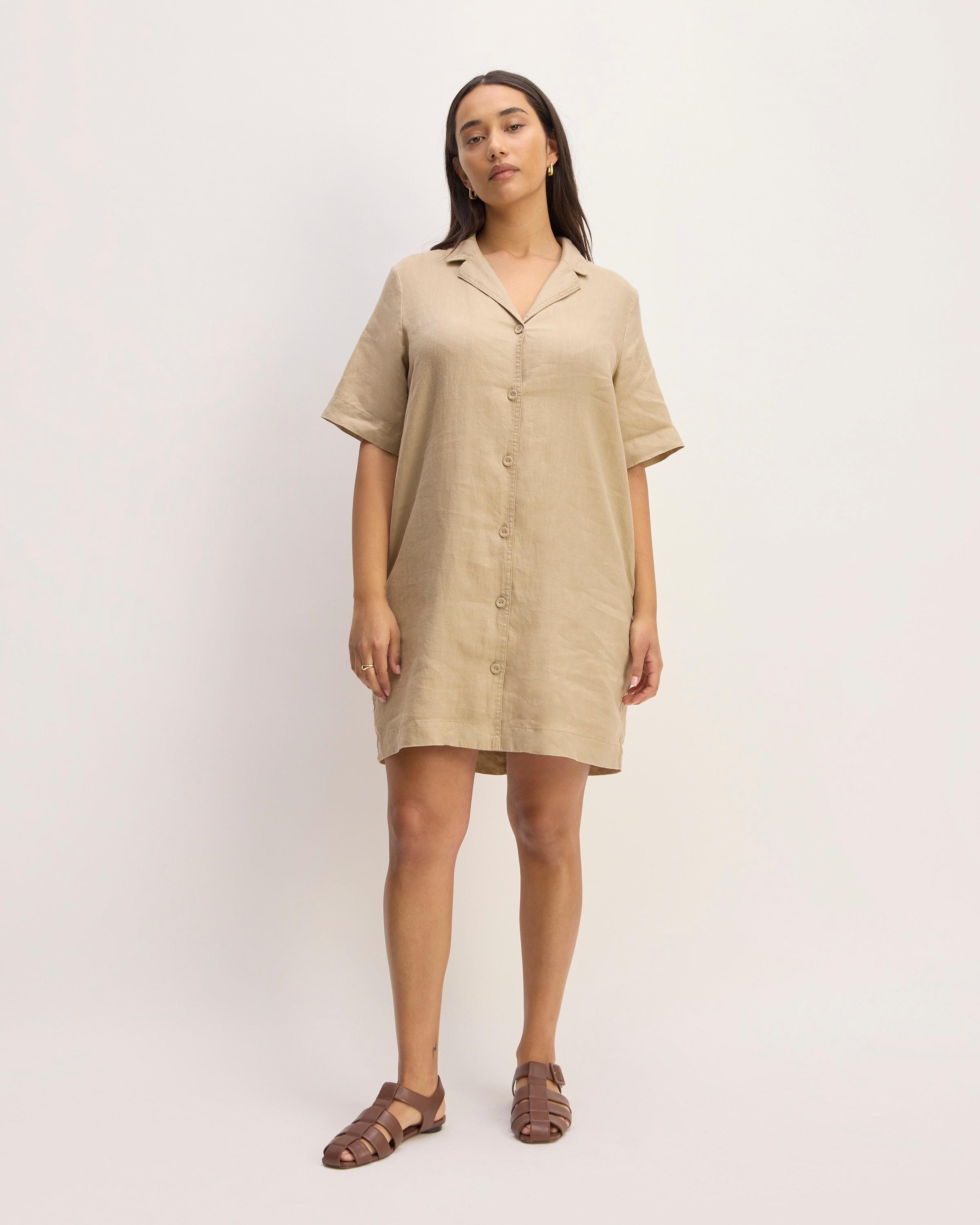 The Linen Shirt Dress Product Image