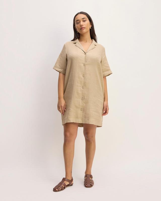 The Shirtdress in Linen Product Image