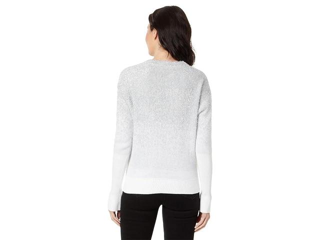 Tommy Hilfiger Womens Ombre Metallic Crewneck Sweater Product Image