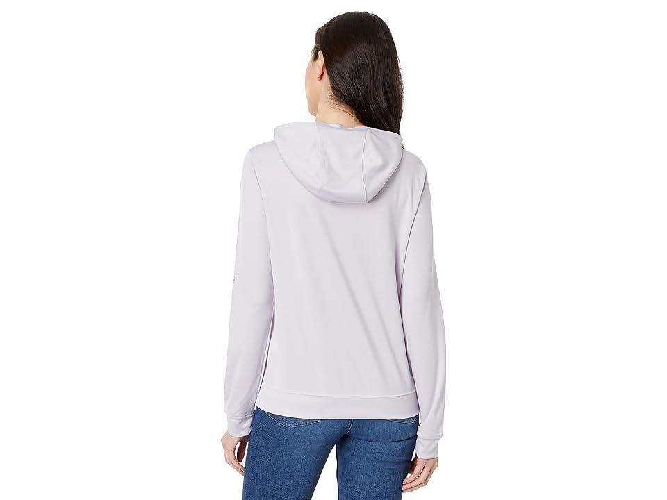 Carhartt Force Sun Defender Lightweight Long Sleeve Hooded Graphic T-Shirt (Lilac Haze) Women's Clothing Product Image