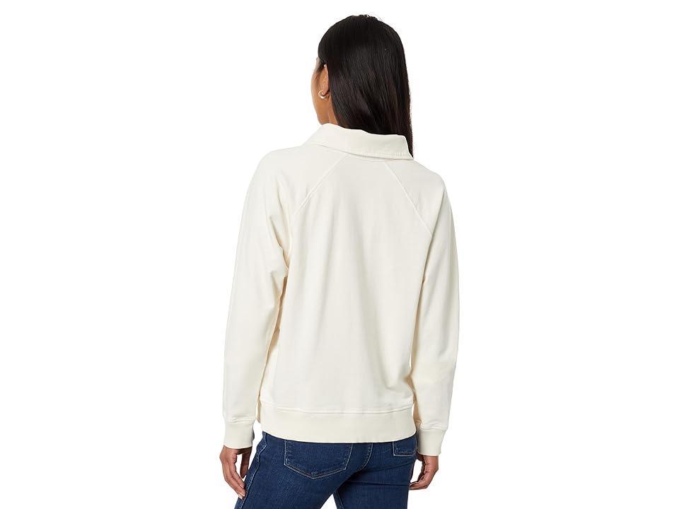 Michael Stars Rowan Collared Pullover (Chalk) Women's Clothing Product Image