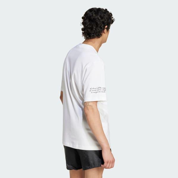 adidas VRCT 1 Tee White XS Mens Product Image