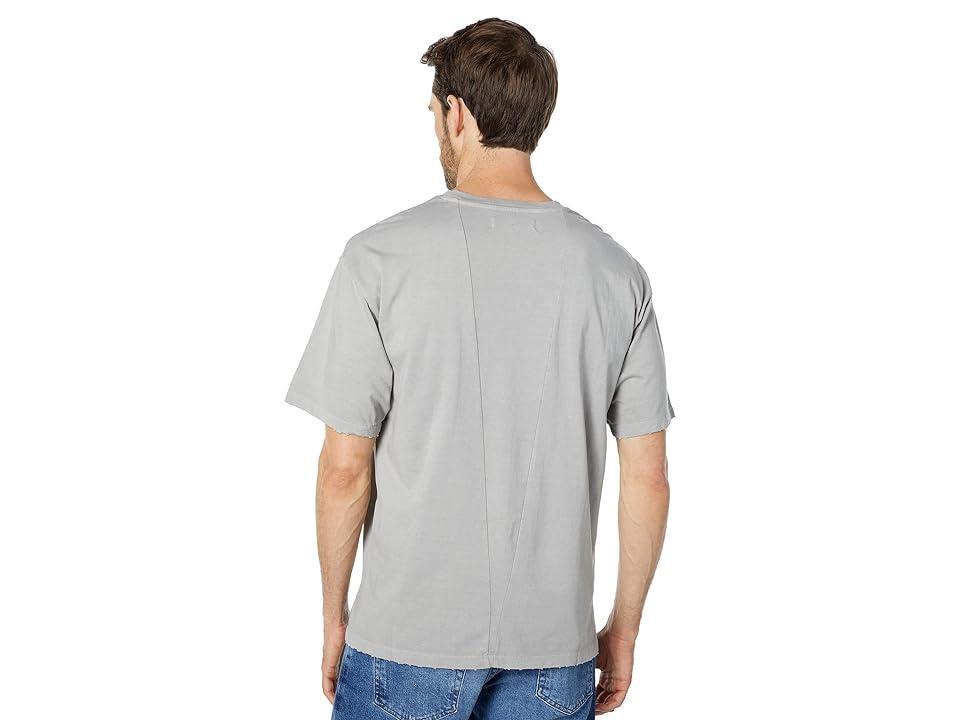 Hudson Jeans Short Sleeve Step Hem Tee (Light Ash) Men's Clothing Product Image