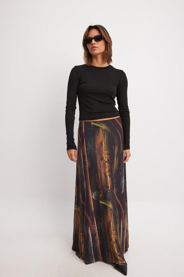 Mesh Flowy Maxi Skirt Product Image