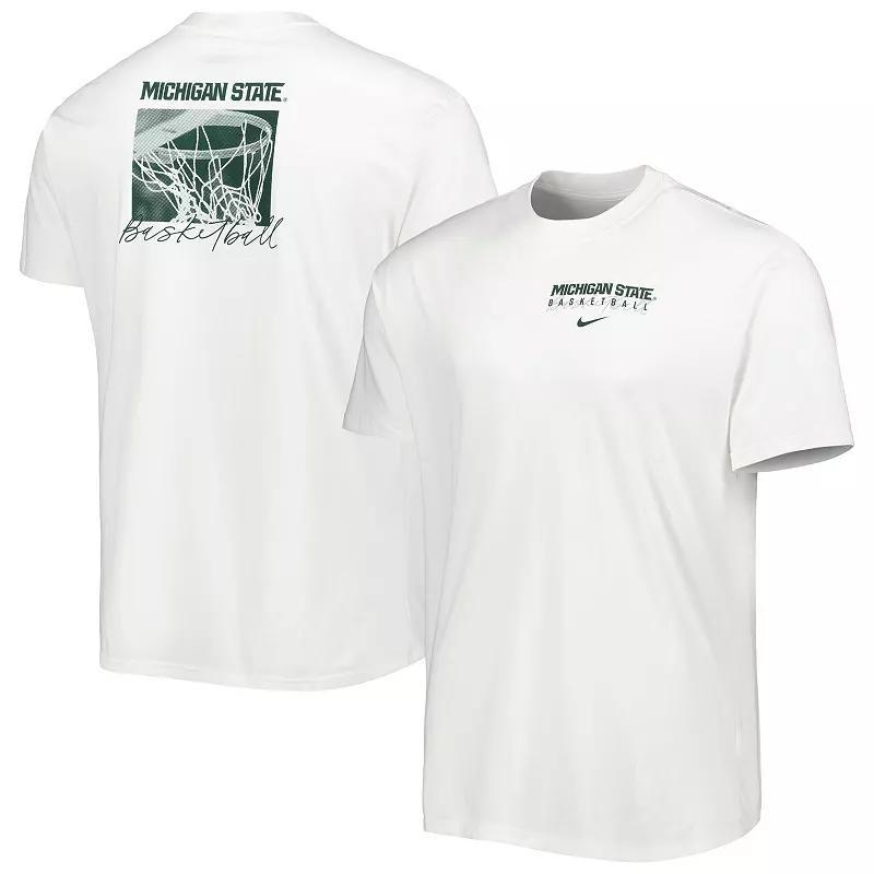 Mens Nike White Michigan State Spartans Basketball Movement Max90 T-shirt Product Image