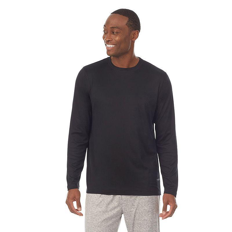 Mens Far-Infrared Enhance Sleep Long Sleeve Crew Neck Top Product Image