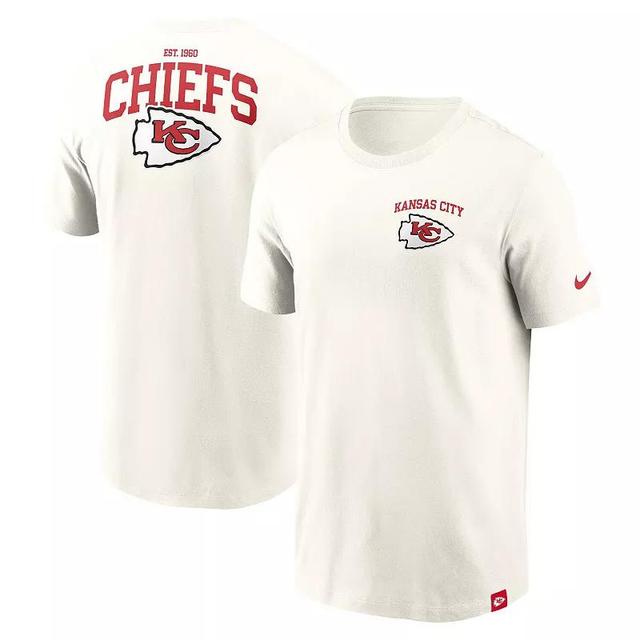 Mens Nike Cream Kansas City Chiefs Blitz Essential T-Shirt Product Image