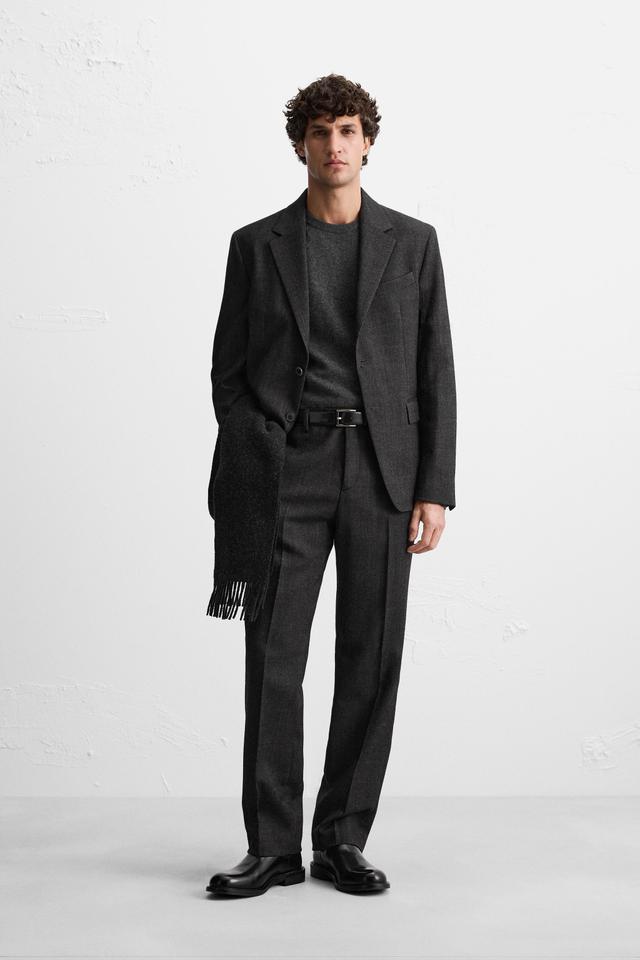 WOOL TWILL SUIT PANTS Product Image