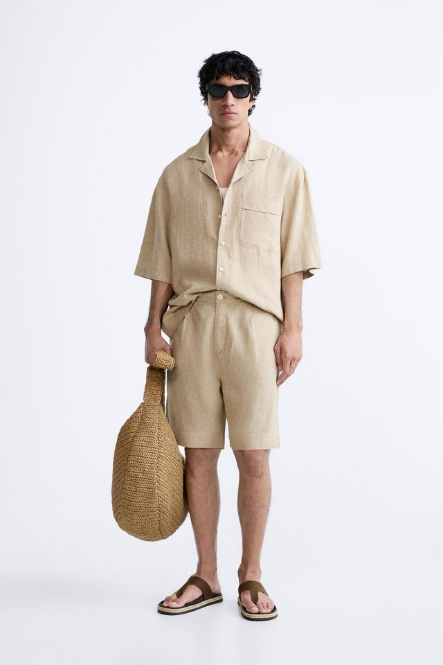 LINEN - VISCOSE SHORTS Product Image