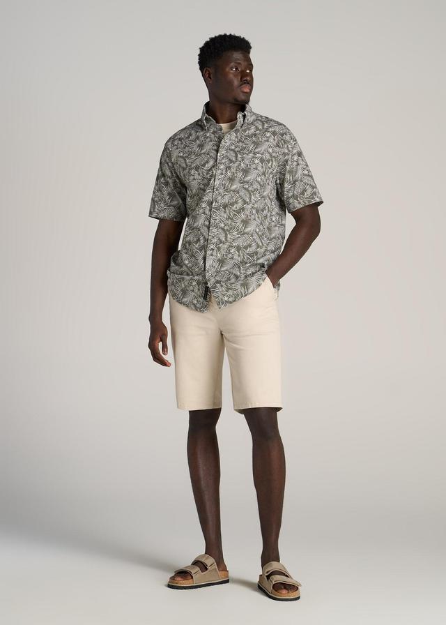 Chino Shorts for Tall Men in Soft Beige Male Product Image