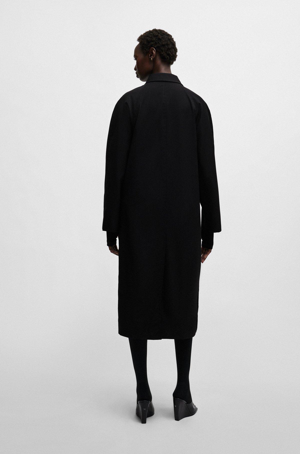 NAOMI x BOSS water-repellent coat in virgin wool Product Image