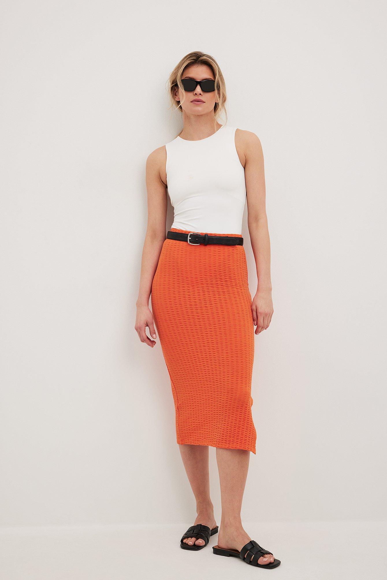 Structure Midi Skirt Product Image