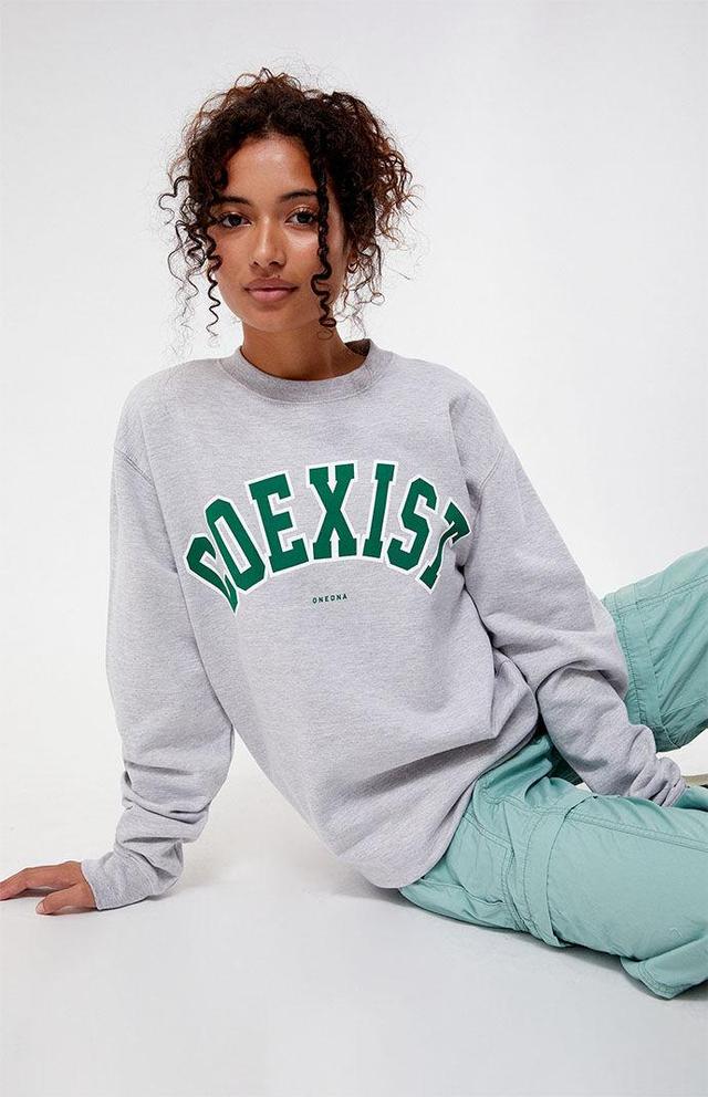 ONE DNA Women's Coexist Crew Neck Sweatshirt Product Image