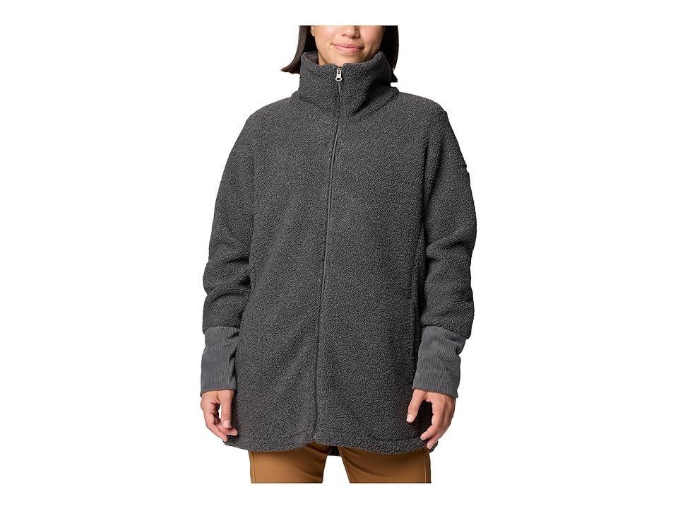 Columbia Blue Point Creek Fleece Full Zip (Shark) Women's Coat Product Image