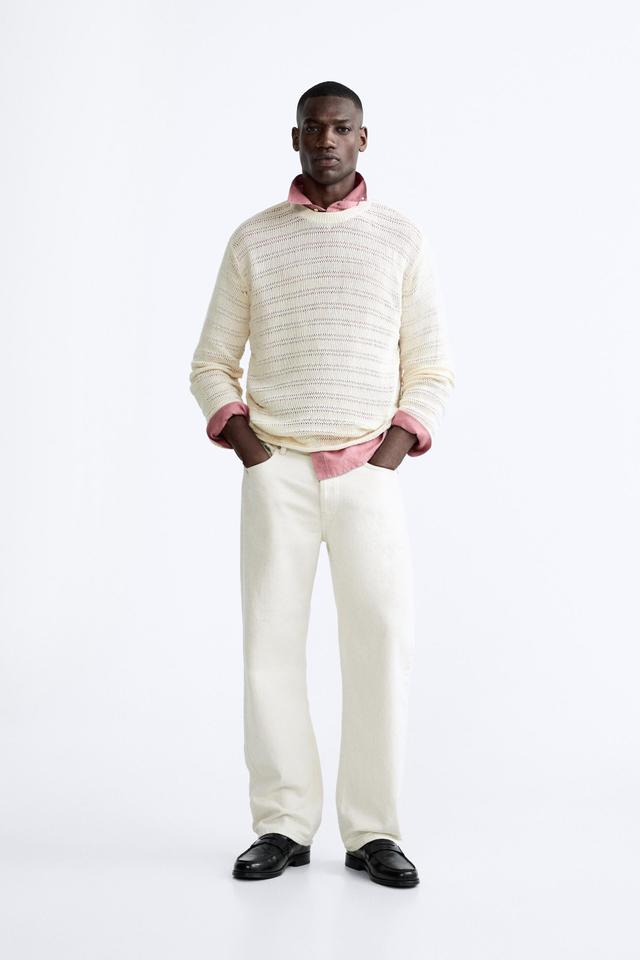 STRUCTURED OPENWORK SWEATER Product Image