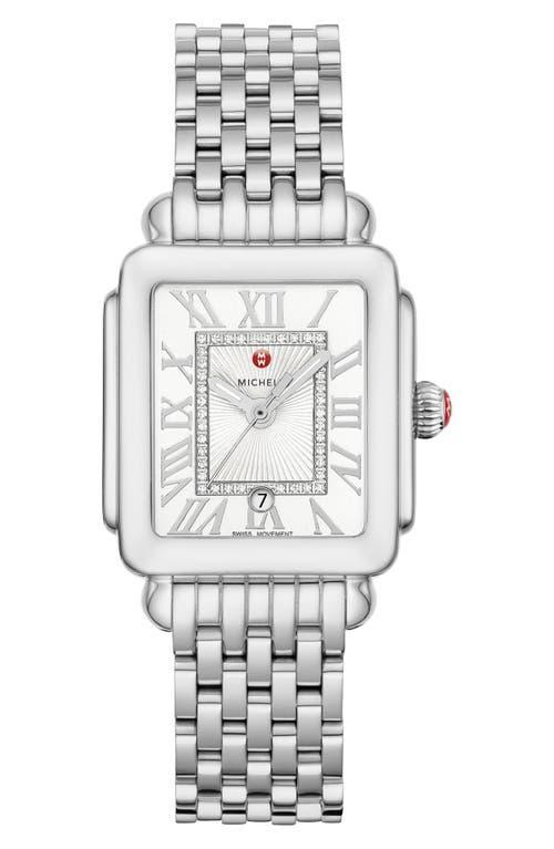 Womens Deco Madison Mid Two-Tone Diamond Dial Watch Product Image