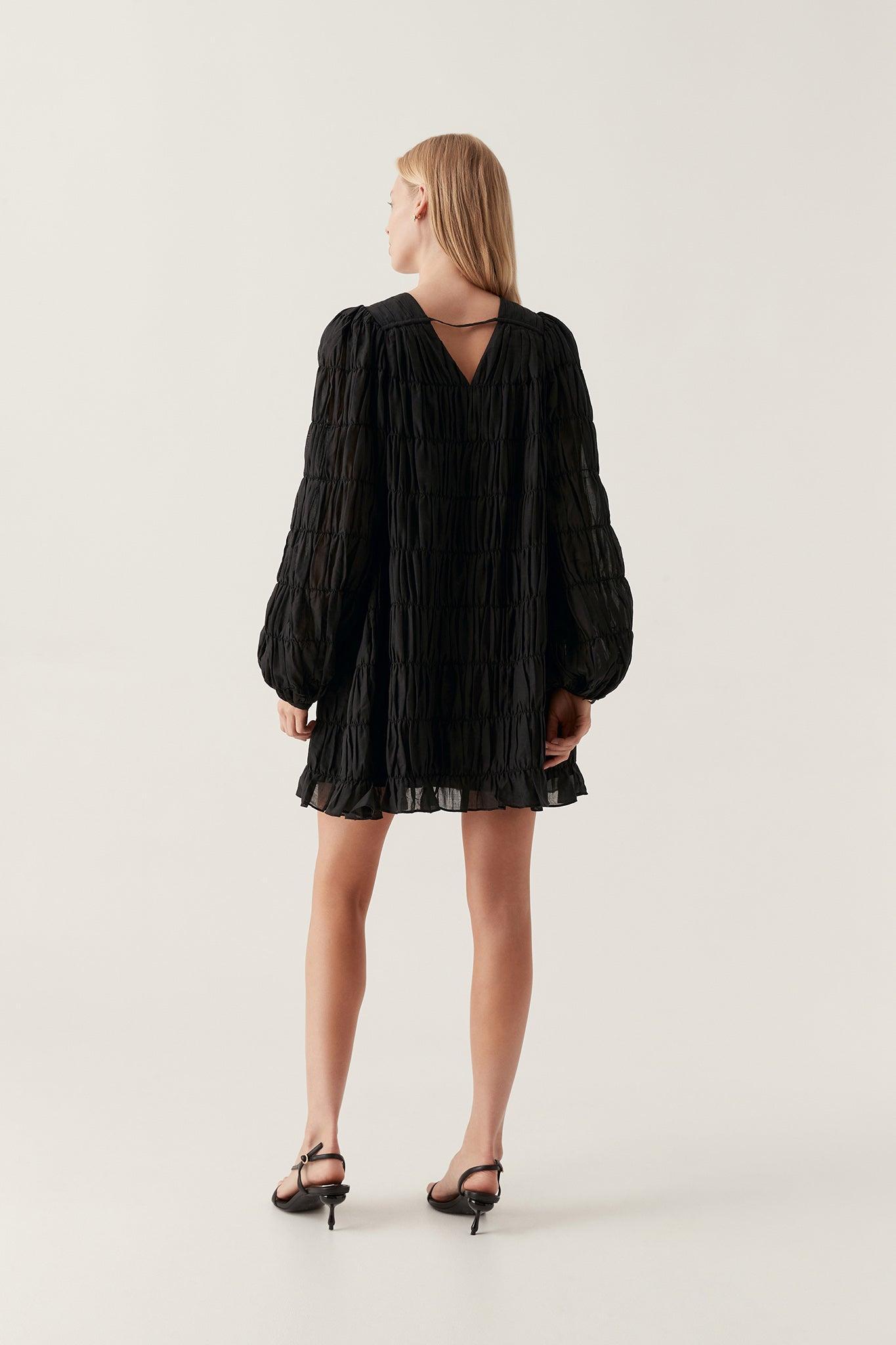 Evelina Ruched Mini Dress Product Image