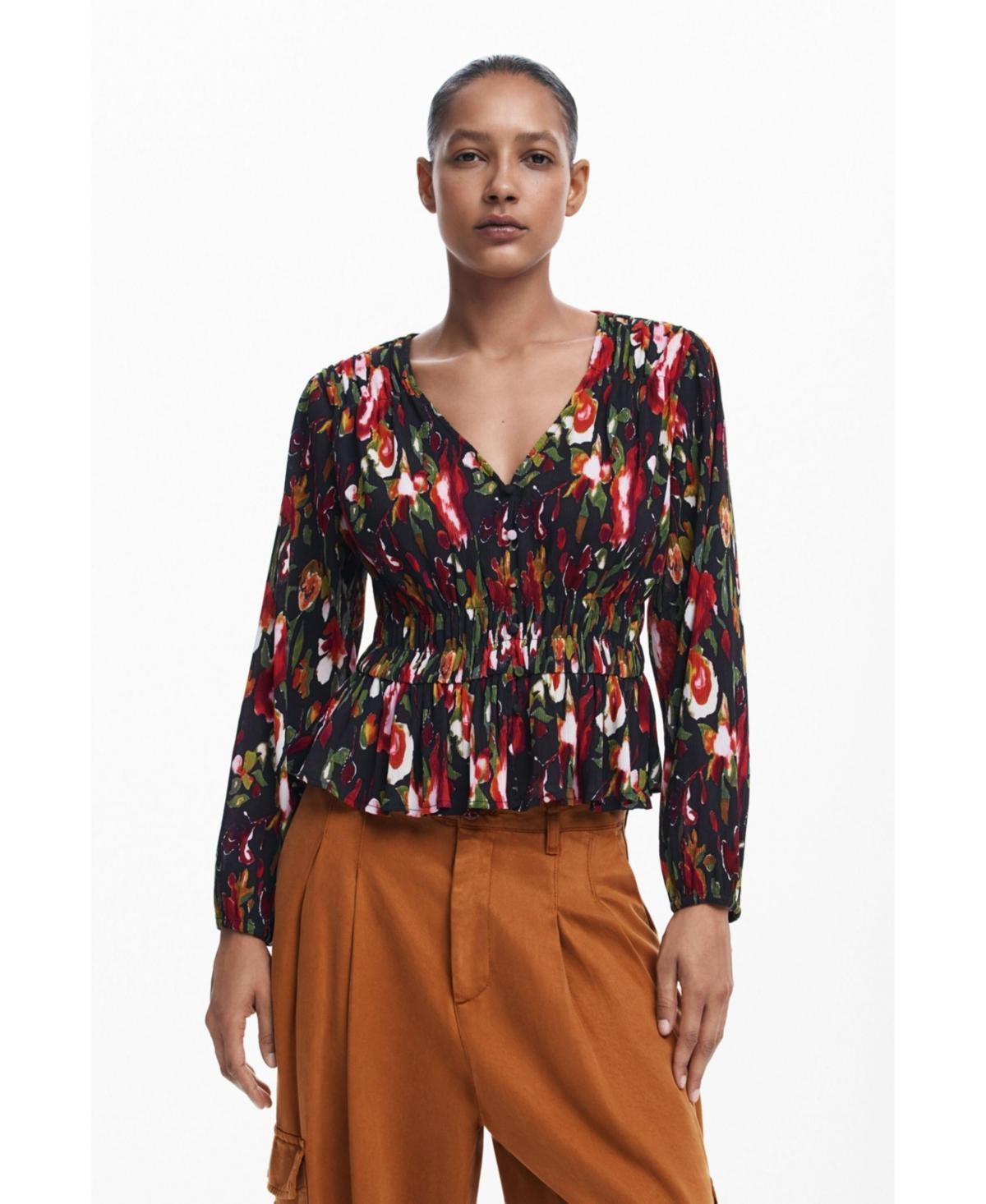 Desigual Womens Floral blouse Product Image